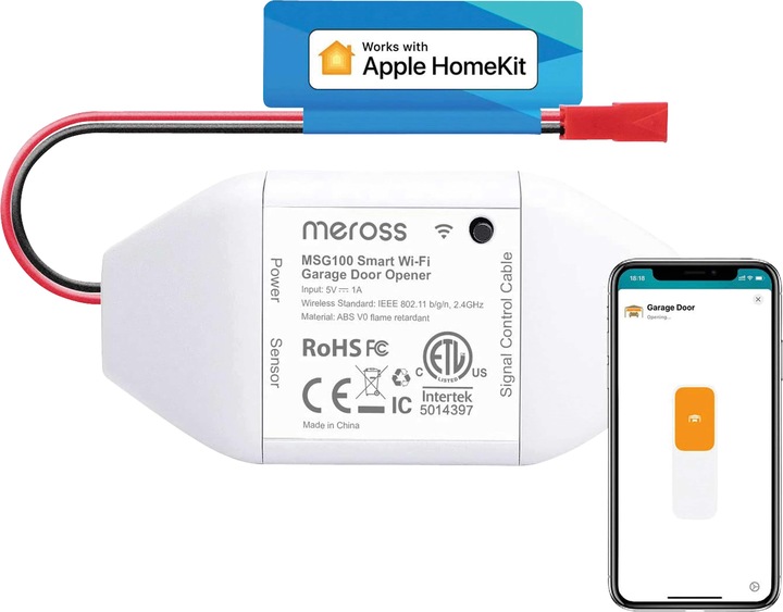 Actual product image Meross Garage door opener (Shutter actuator)