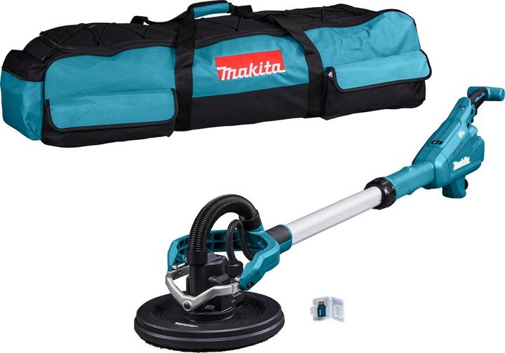 Produktbild Makita DSL801ZU Akku-Spachtelschleifer 18V, BL-Motor, AWS, 225mm, ohne Akkus und Ladegerät! (Langhalsschleifer)