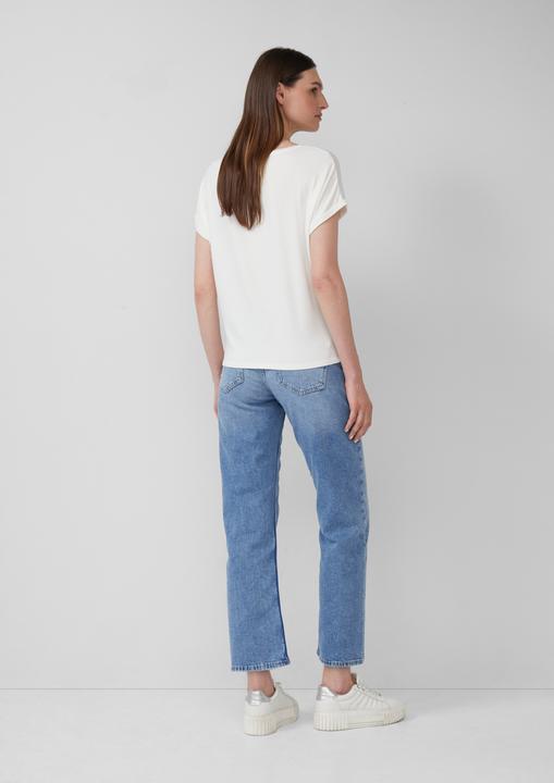 Produktbild S.Oliver T-Shirt T-Shirt aus Viskosemix im Relaxed Fit (44)