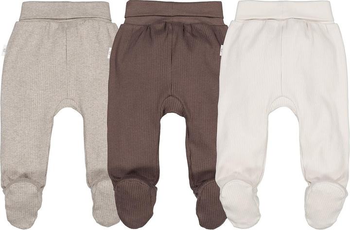 Actual product image La Redoute Collections 3-pack leggings with feet (50)