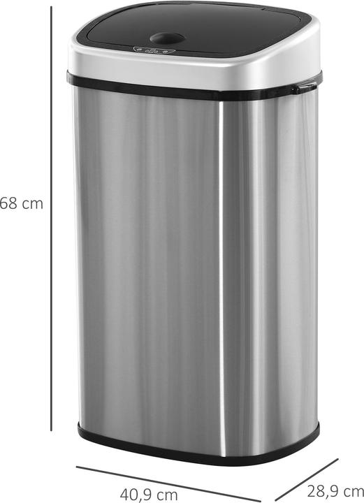 Produktbild Homcom Abfalleimer mit Infrarotsensor (58 l)
