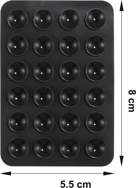 Produktbild Deltalabs Universal Silikon Saugnapf Smartphone Halterung Selbstklebend