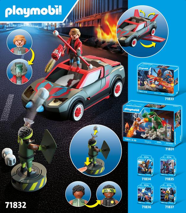 Image du produit Playmobil 71832 Helden-Multifunktionsfahrzeug (71832, Playmobil Action Heroes)