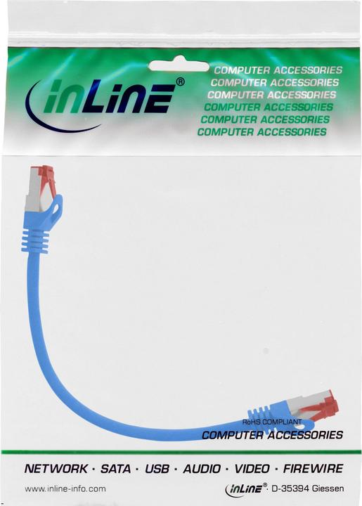 Image du produit InLine Câble de réseau (S/FTP, CAT6, 0.30 m)