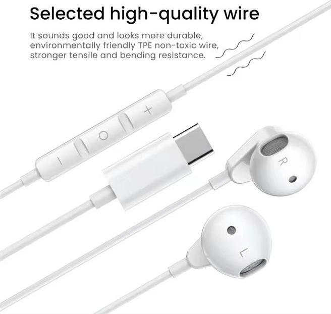 Actual product image MU Classic USB Type-C IPX5 headphones (Cable)