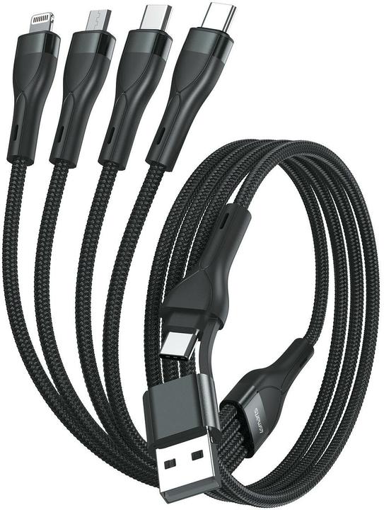 Immagine prodotto 4smarts Cavo di ricarica multiplo 4in2 (1.20 m, USB 2.0)