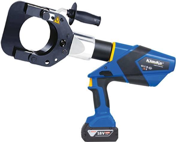 Actual product image Klauke KLA ESG105CFB Cable shears battery hydr. next gen. 105mmD Bosch battery 5Ah (105 mm)