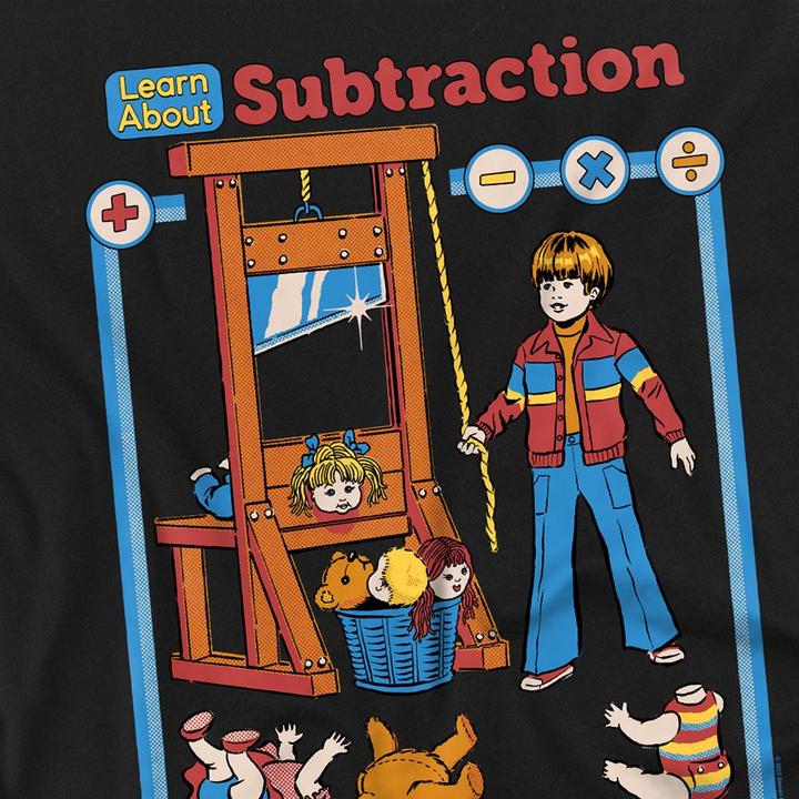 Produktbild Steven Rhodes Learn About Subtraction TShirt (4XL)
