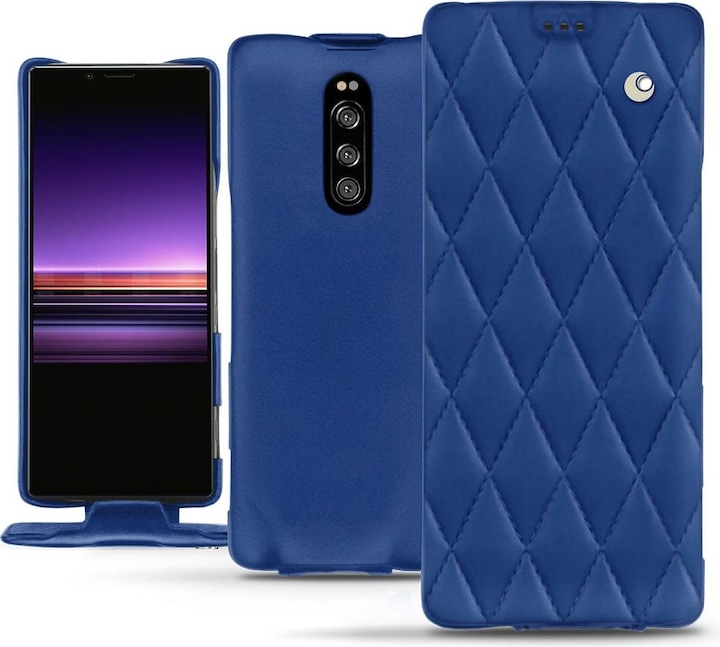 Bleu océan - Couture (Nappa - Pantone #15458a)