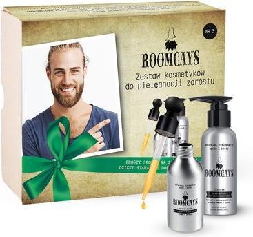 Immagine prodotto Roomcays Set per la cura della barba Olio per la barba 50ml + Shampoo per la barba 120ml