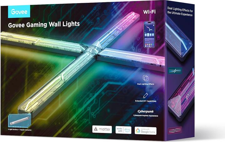 Productafbeelding Govee Gaming wandlamp (100 lm)