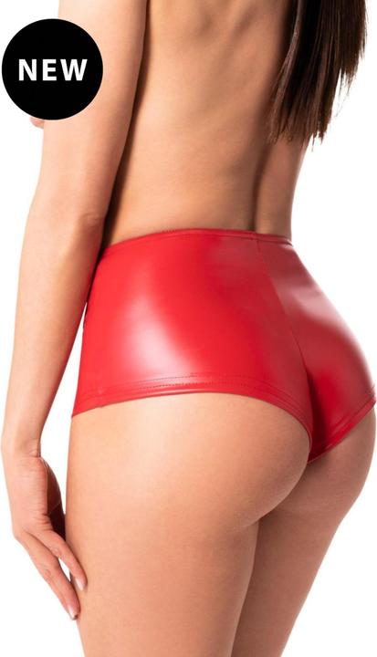 Image du produit Noir Handmade Panty / Shorty en rouge (L)