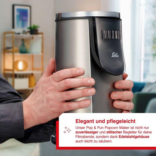 Actual product image Solis Popcorn machine