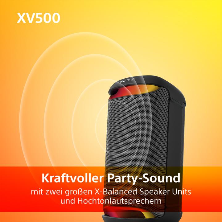 Actual product image Sony SRS-XV500 (25 h, Rechargeable battery operated, Electrical connection)