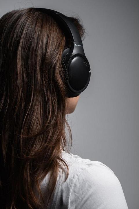 Immagine prodotto Forcell Wired headphones F-AUDIO Vibe ANC wireless headphones bluetooth ANC + TUYA APP black (ANC, 20 h, Senza fili)