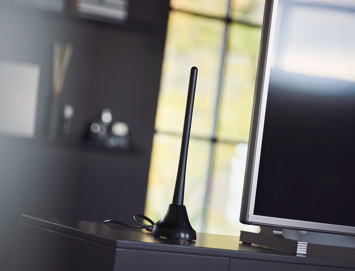Image du produit Philips Antenne DVB-T dipôle à tige intérieure (Antenne tige, 18 dB, DVB-T / -T2)
