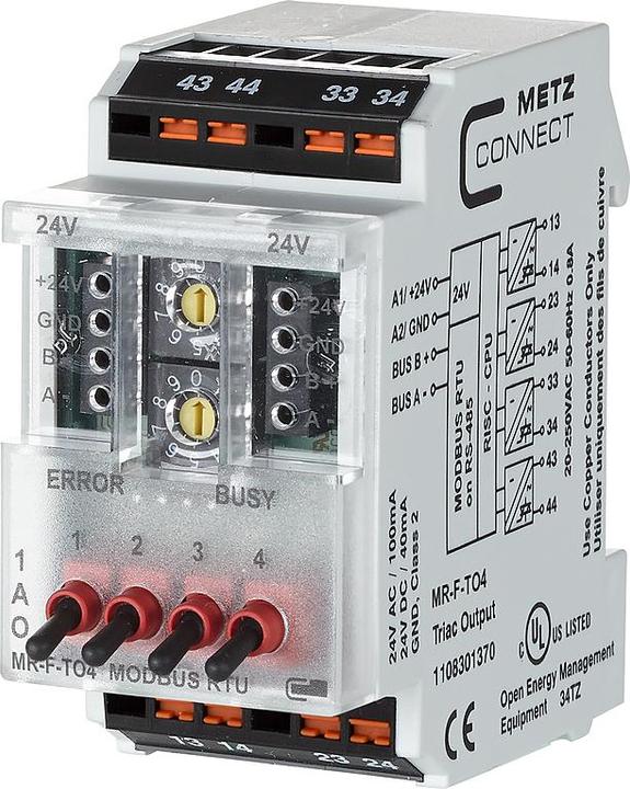 Metz Connect Metz MR-F-TO4 Modbus RTU1108301370 (Analogaktor)