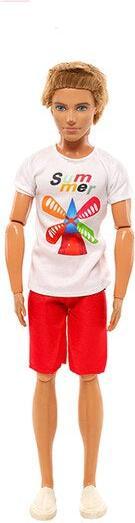 Produktbild Hermex Ken und Barbie Kleider Paarweise Set Mode Summer Rot Weiss