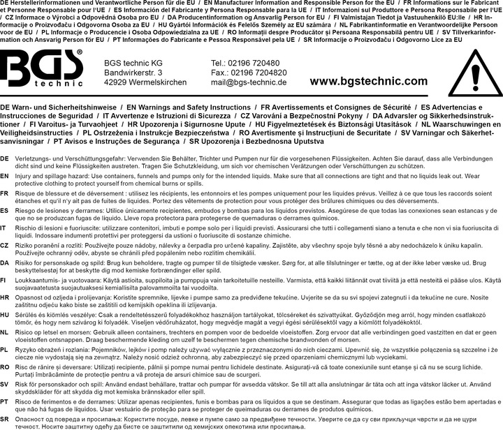 Immagine prodotto BGS Contenitore liquido refrigerante con bocchettone di riempimento 5 l (5 l)