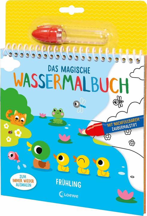 Loewe Das magische Wassermalbuch - Frühling