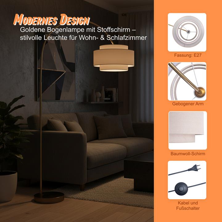 Immagine prodotto Relaxdays Stehlampe (E27)