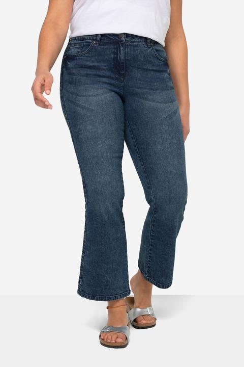 Produktbild Angel of Style Bootcut-Jeans, Stickereiband, Schlag, 5-Pocket (50)