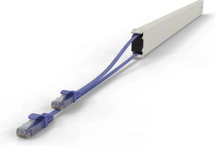 Actual product image PATCHBOX one / Cassette / 46RU / Cat 6A, UTP, 2.5 m, violet (U/UTP, UTP, CAT6a, 2.50 m)