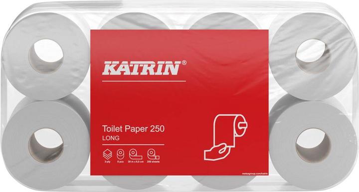 Actual product image Katrin Toilet Paper Plus 250 3-ply (1 x)