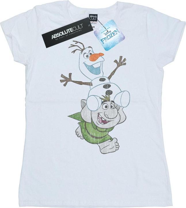 Image du produit Disney - T-shirt FROZEN OLAF AND TROLL - Femme (S)