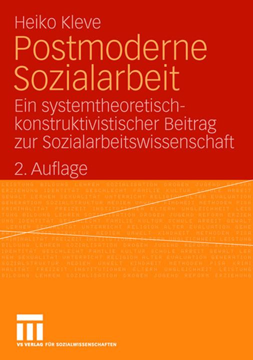 Produktbild Postmoderne Sozialarbeit (Deutsch, Heiko Kleve, 2007)