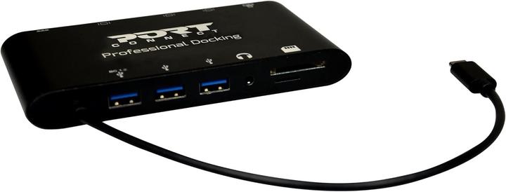 Produktbild Port Designs Docking Station Travel (USB-C, 9 Ports)