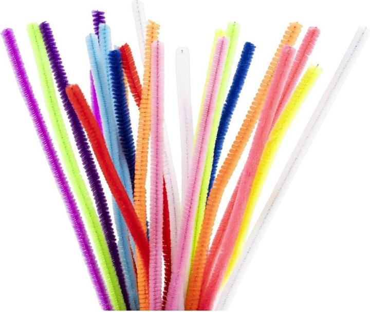 Produktbild Creativ Company Chenilledraht 25 Stück, Sortierte Farben, Länge: 30 cm (0.30 m)