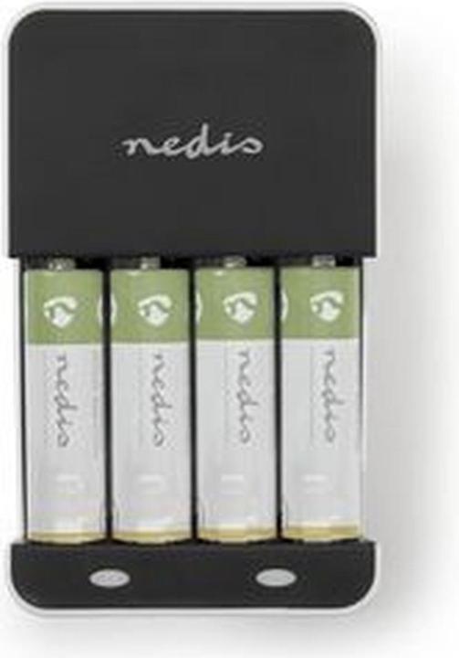 Produktbild Nedis Ladegerät für NiMH-Akkus AA/AAA. (1 Stk., AA, AAA, Ladegerät ohne Akku)
