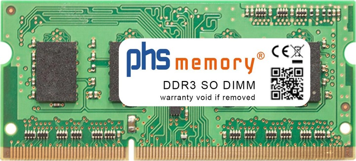 Actual product image PHS-memory RAM suitable for Zotac ZBOX CI325 nano (Zotac ZBOX CI325 nano, 1 x 2GB)