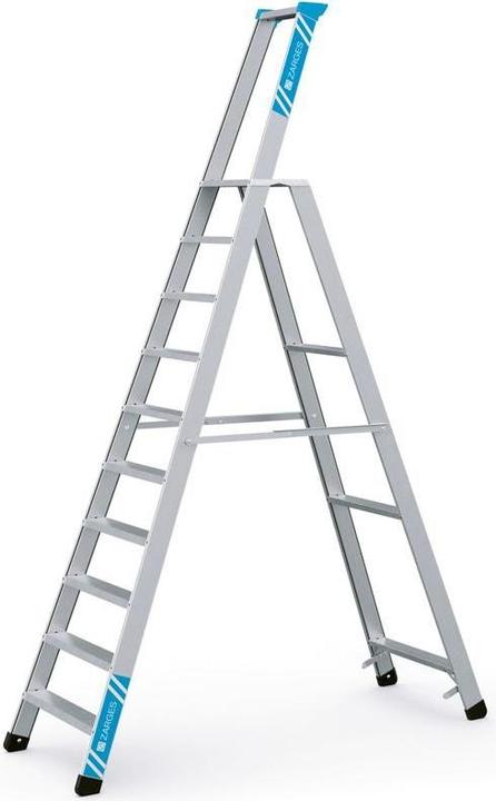 Actual product image Zarges Stepladder with steps, single-sided access (Stepladder, 305 cm)