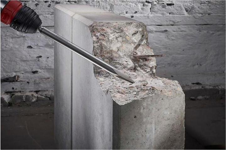 Actual product image wolfcraft 1 pointed chisel SDS-plus shaft, 250mm