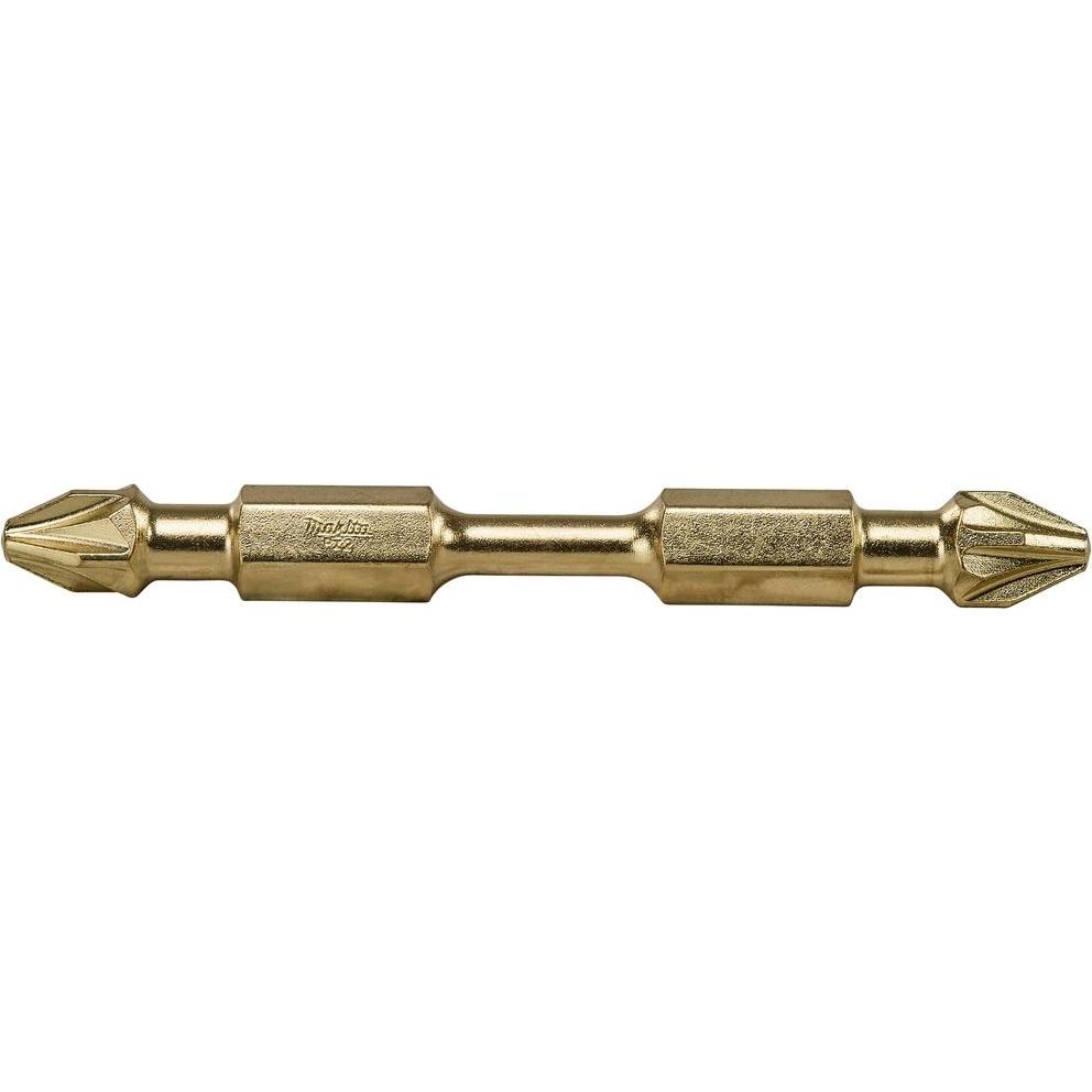 Makita, Chiave a bussola, Set di 3 punte Pozidriv PZ2/65 mm a doppia corsa, IMPACT GOLD