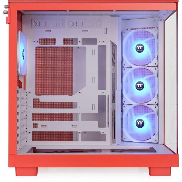 Actual product image Thermaltake View 380 XL TG ARGB Flaming Orange (ATX, mATX, Mini-ITX)