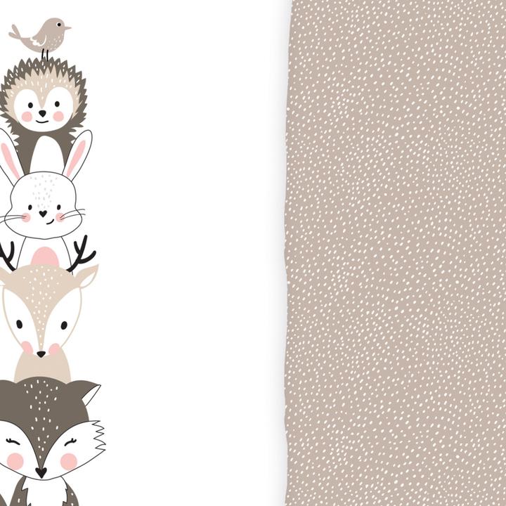 Actual product image Herding Kinder-Wendebettwäsche "Woodland Crew"