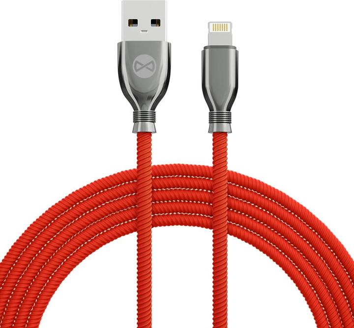 Produktbild Forever Tornado Kabel USB - Lightning 1,0 m 3A rot (USB 3.0)