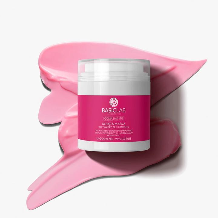 Immagine prodotto BasicLab Soothing Face Neck & Dcollet Mask Calming & Relief 50ml (50 ml)