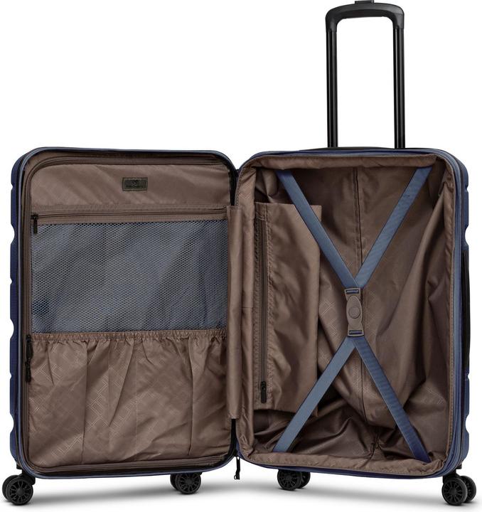 Immagine prodotto Franky Munich 4.0 set di valigie a 4 ruote 3 pezzi con piega elastica (199 l)