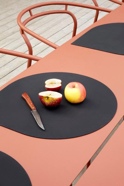 Produktbild Aytm 2er-Set Tischset Stilla 40 x 40 cm - Bordeaux (2 Stk., 40 x 40 cm)