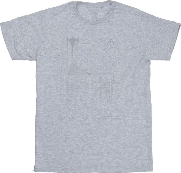 Produktbild Star Wars The Mandalorian Rings Helmet TShirt Jungen (140, 146)