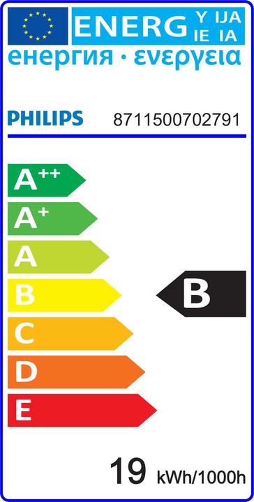 Label énergétique Philips Maître TL-D Super 80 (G13, 1000 lm, 1x)