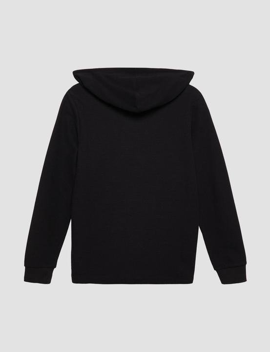 Produktbild s.Oliver T-Shirt Kapuzenpullover mit Rippstruktur (146, 152)