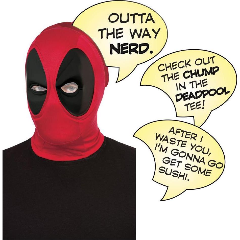 Rubies Deadpool mit Sprechblasen