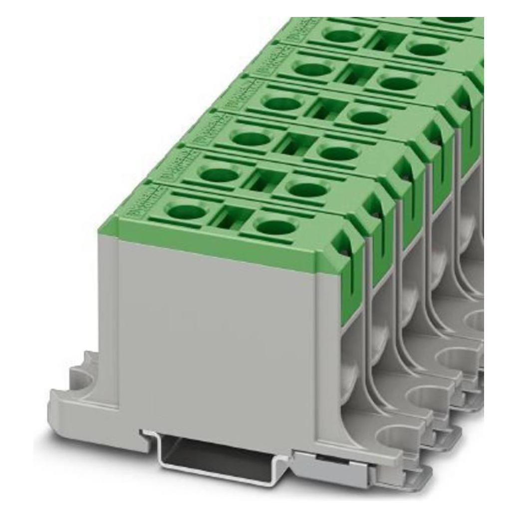 Phoenix Contact Verde Ubal 50 Gn 1086468 Morsetto Passante Numero Di Poli: 1 6 Mm² 50 Mm² 1 Pz., Cavo + Spina Elettrica,