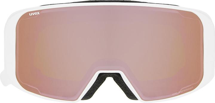 Produktbild Uvex Sports Unisex – Erwachsene, saga TO Skibrille, inkl. Wechselscheibe, white/rose-LGL, one size