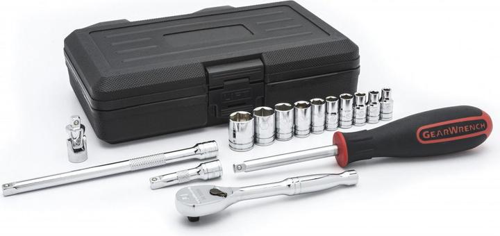 Actual product image Gear Wrench 15 Pc. 1/4" Drive 6 Point Socket Set